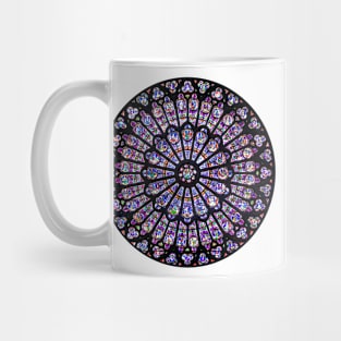 Notre Dame Rose Window - Paris, France, Cathedral Mug